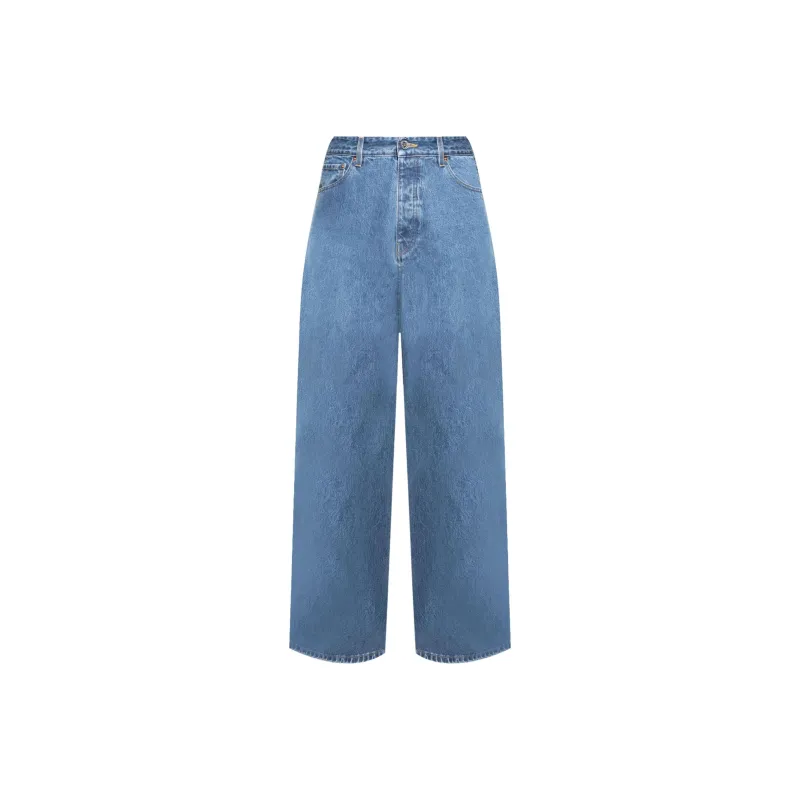 Vetements Straight Leg Baggy Jeans-0
