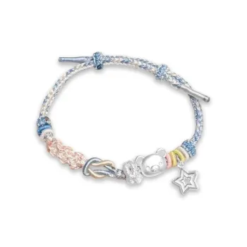 ROGA S999 Fine Silver Rope Bracelets Unisex