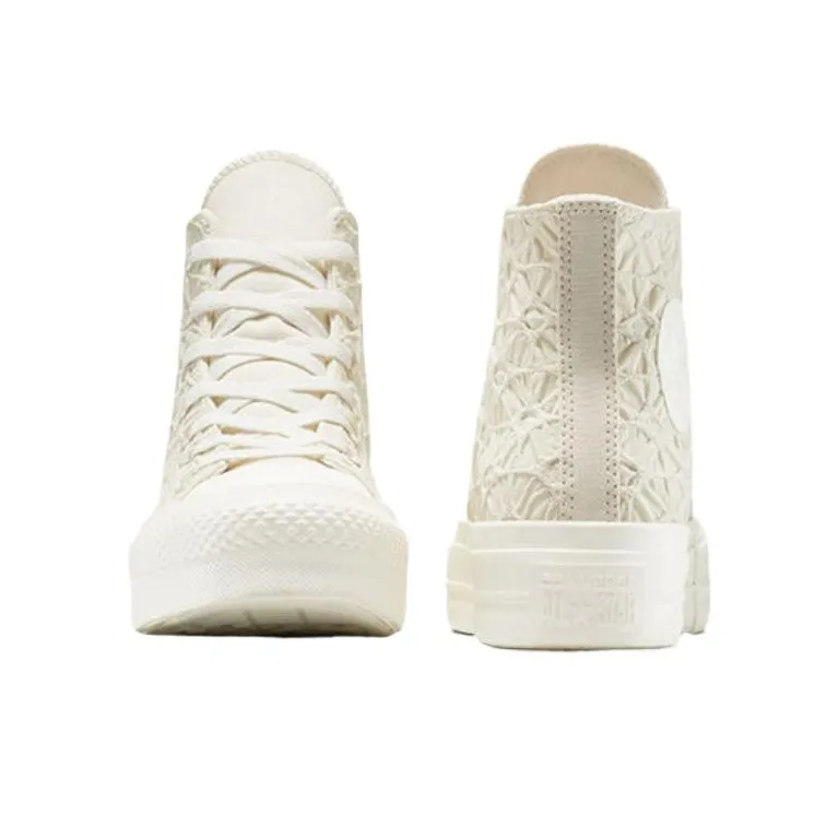 Chuck Taylor All Star Women's Converse Lift Platform High 'Textured Material Light Dune' Women's-3