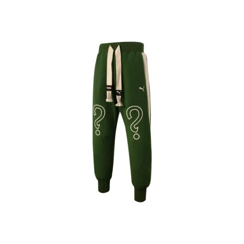 PUMA X Staffonly X Monopoly Casual Pants Unisex Mist Green