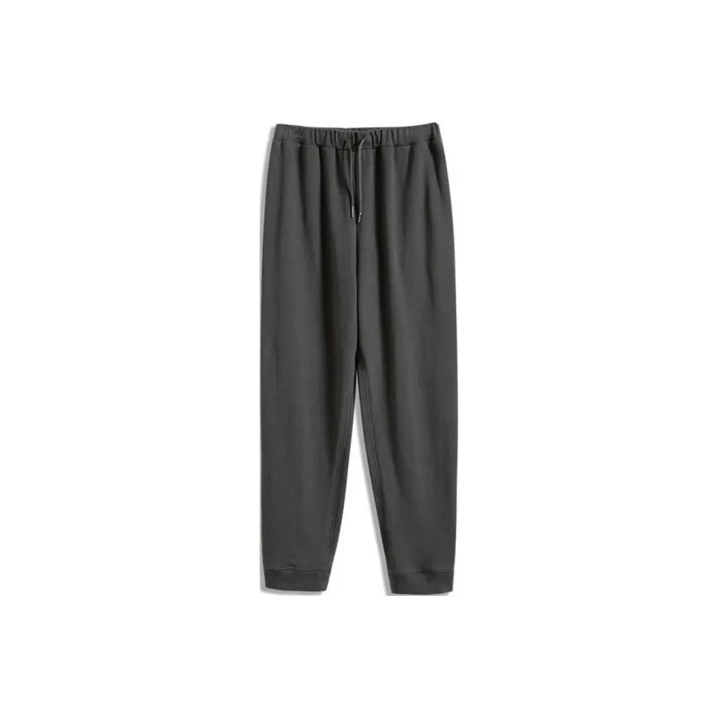 Hacikis Knitted Sports Pants Men's Dark Gray-0