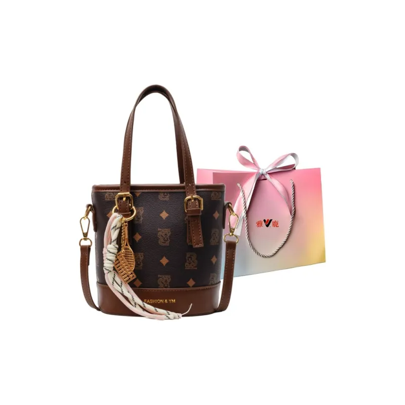 Yalu PU Shoulder Bag, Crossbody Bag, Handbag Women's Black/Ecru/Pink/Brown/Coffee-28