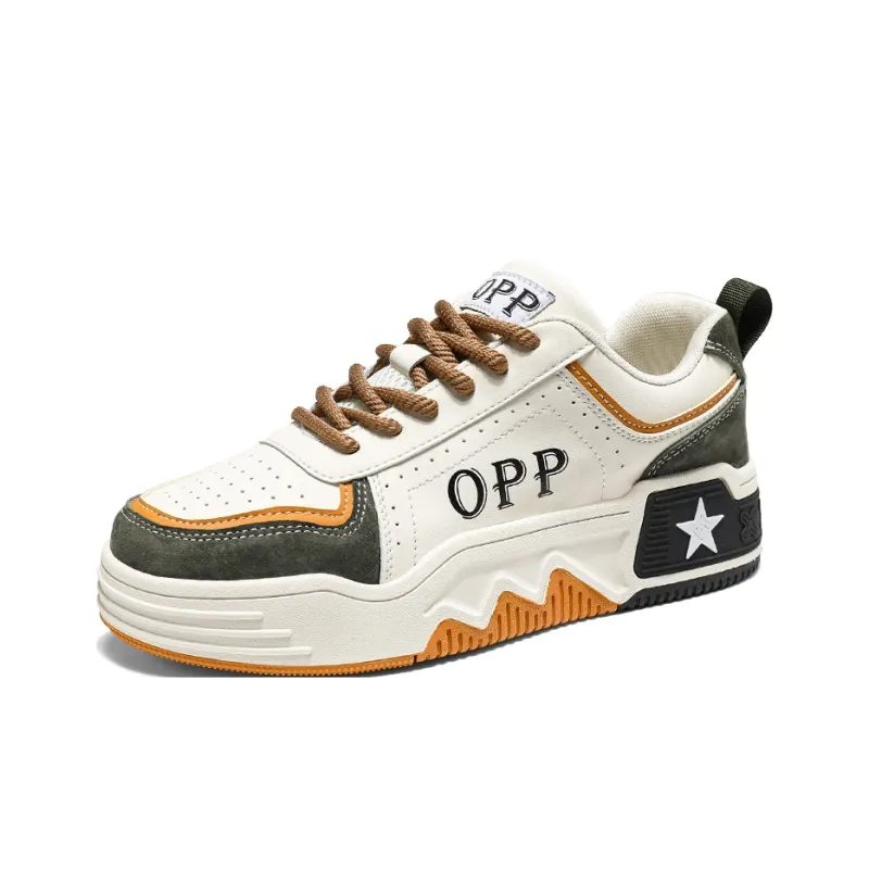 OPP Cushioning Lightweight Breathable Height Increasing Low Top Skateboard Shoes Men's-1
