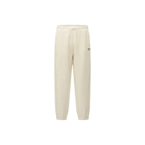 Reebok Knitted Sports Pants Unisex Beige