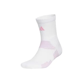 Adidas BASKETBALL CREW SELECT SOCKS Mid Calf Socks Unisex 1 Pack White Pink