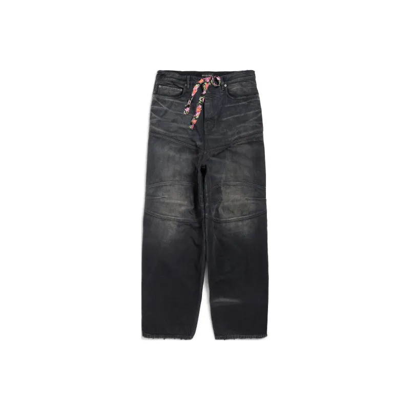 Balenciaga SS25 Jeans Regular Fit Men's Black-0