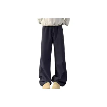 T IRA Casual Pants Unisex Navy Blue