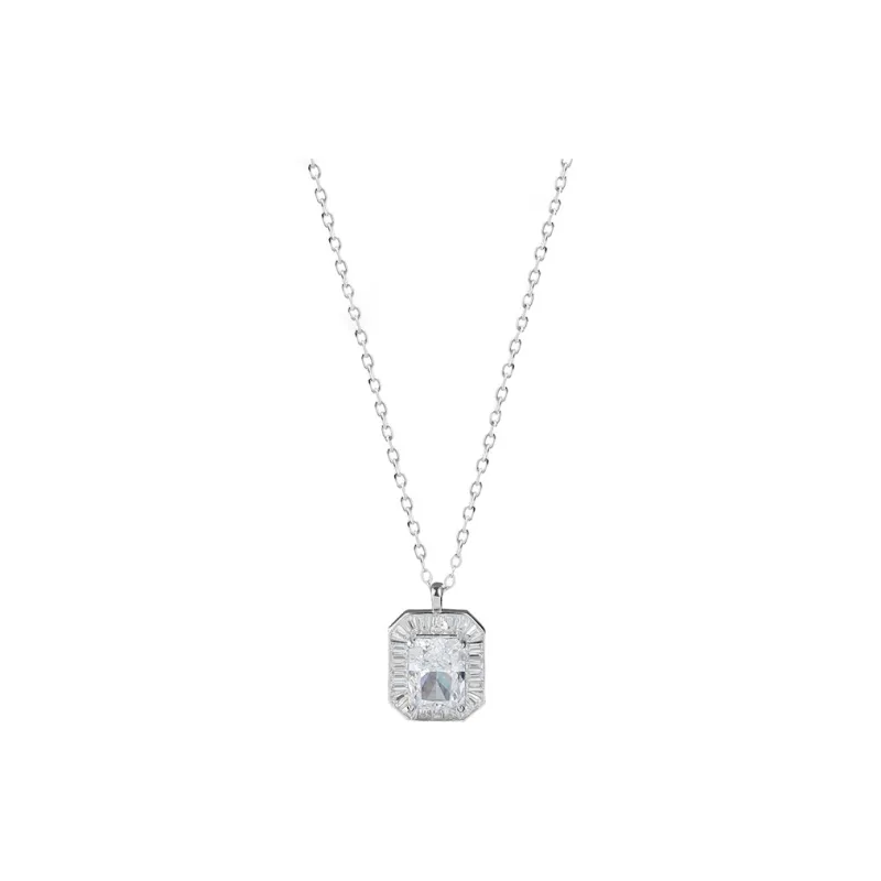 Heart Grass S925 Silver Necklaces Women's-0