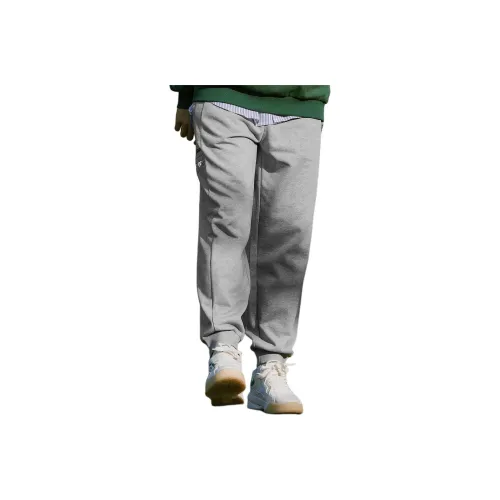 QIAODAN Knitted Sweatpants Men's Gray Heather Gray
