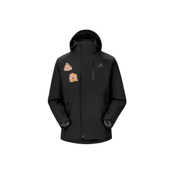 CAMEL All weather Waterproof, Thermal, And Windproof Windbreaker Jacket Unisex Black