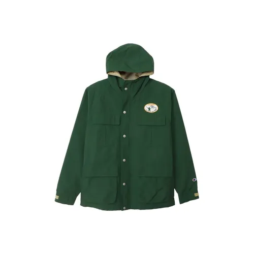 Champion FW24 Jackets Coats Men's Dark Green
