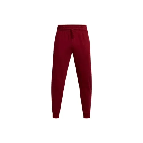 Under Armour Rival Fleece Knitted Sweatpants Men's Red