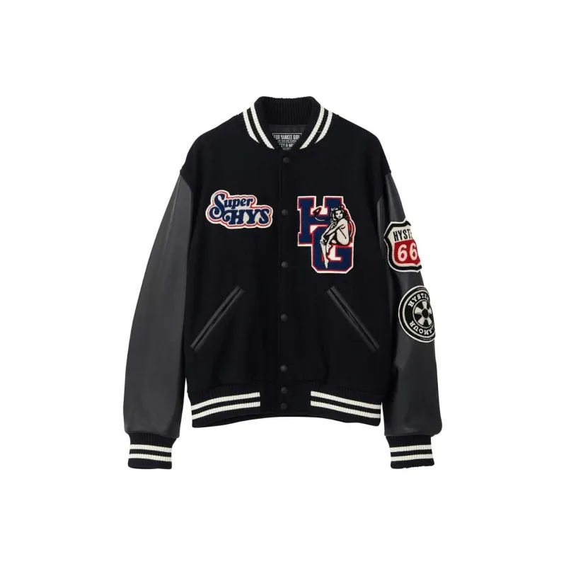 HYSTERIC GLAMOUR FW24 Baseball Jacket Men's-4
