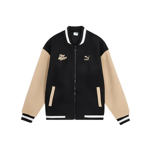 PUMA Baseball Jacket Unisex Black