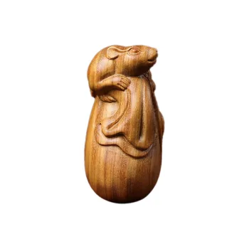 Xianyou Green Sandalwood Wooden Collectibles Unisex