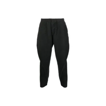 Homme Plissé Issey Miyake SS23 Casual Pants Men's Black