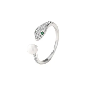 ZHENZHUAOMI Pearl Rings Women's