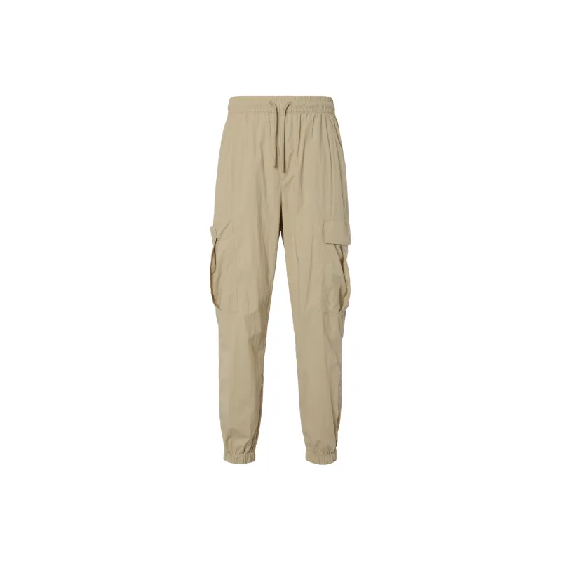 Anta Life Collection Knitted Sports Pants Men's Beige Khaki-0