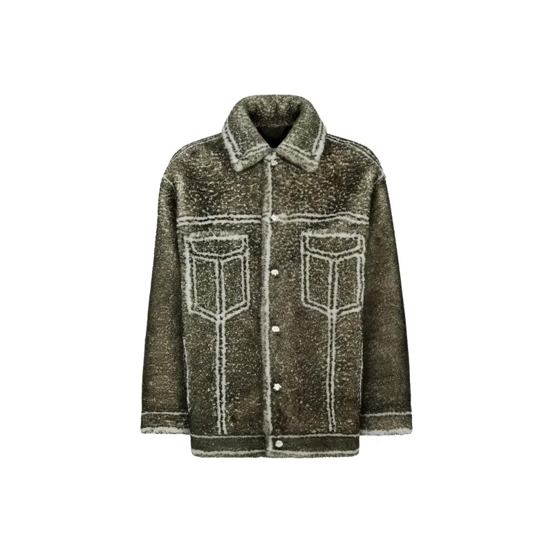 FENDI Jackets Coats Men's Green-0