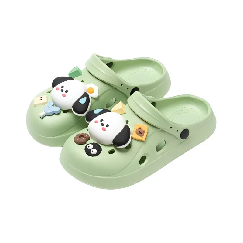 Lighthearted Thickened Clogs Summer Home Slip Resistant Bathroom Closed Toe Slippers-2