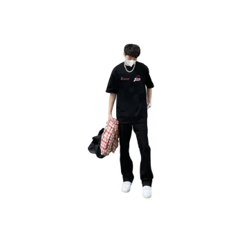 Menglaini Jeans Unisex Black