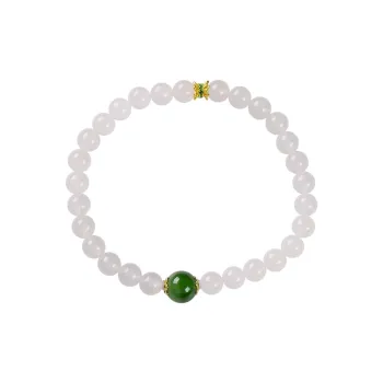 Execute The Blessing Hetian Jade Bracelets White Jade Unisex