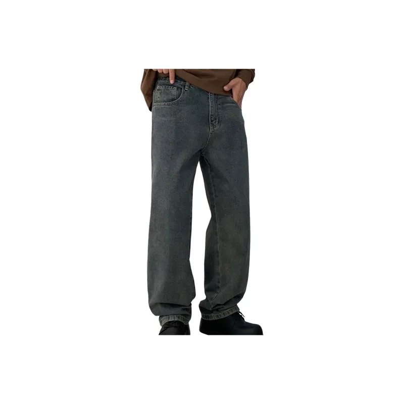 SONGS ALONG Jeans Unisex Concrete Gray-0