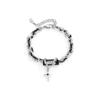 Disney Marvel Series Titanium Steel Bracelets Men's Black