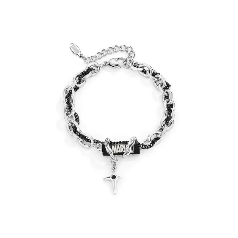 Disney Marvel Series Titanium Steel Bracelets Men's Black-0