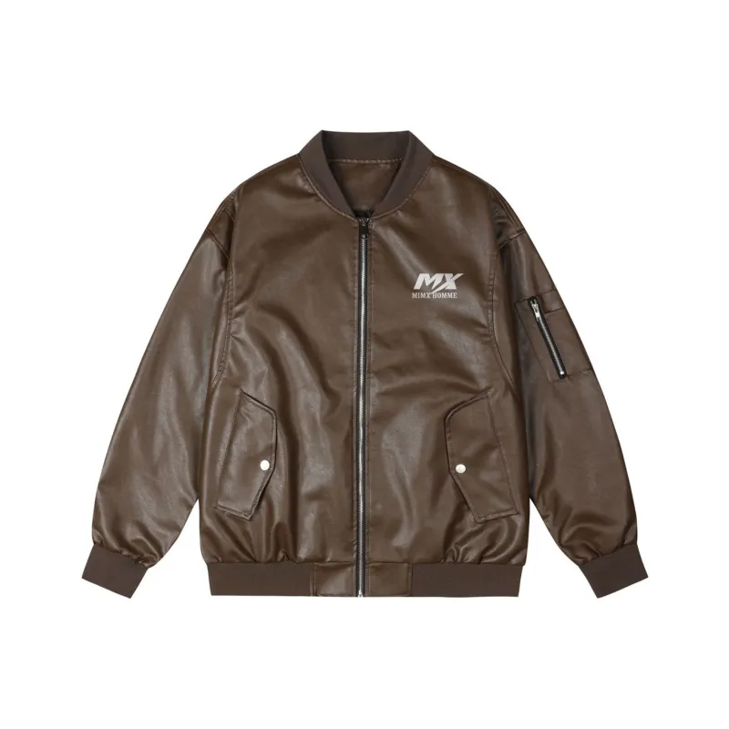 Mimx Homme Leather Jacket Unisex-10