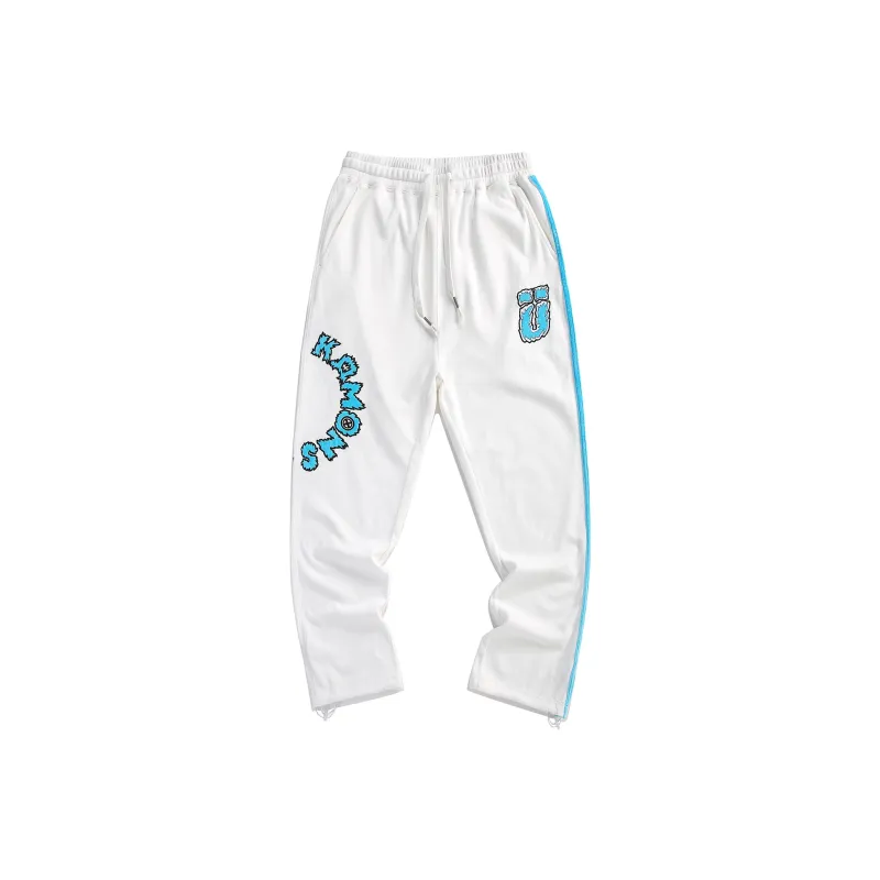 Guuka Casual Pants Unisex White-0