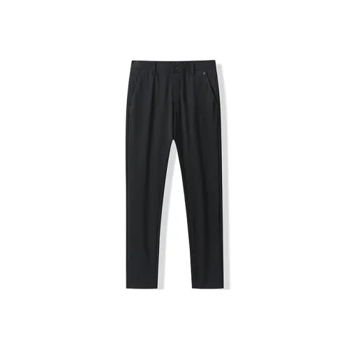 HALEBOSS Suit Trousers waist Men Black