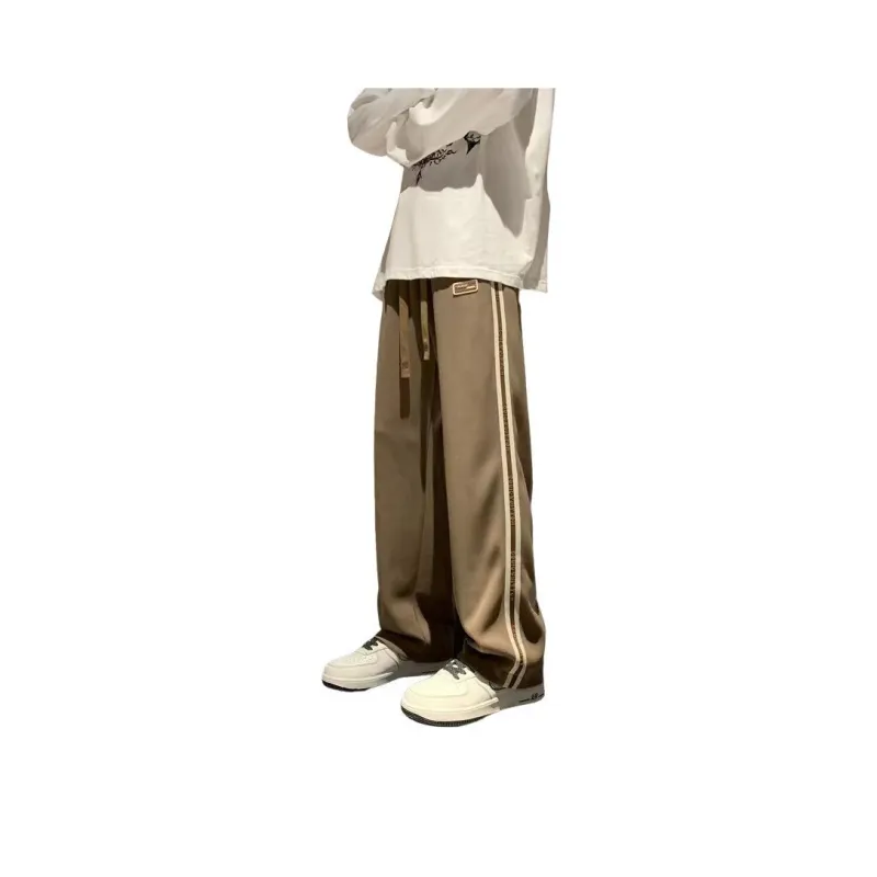 NOME Versatile Loose Fit Comfortable Minimalist Style Straight Fit Wide Leg Casual Pants Unisex-4