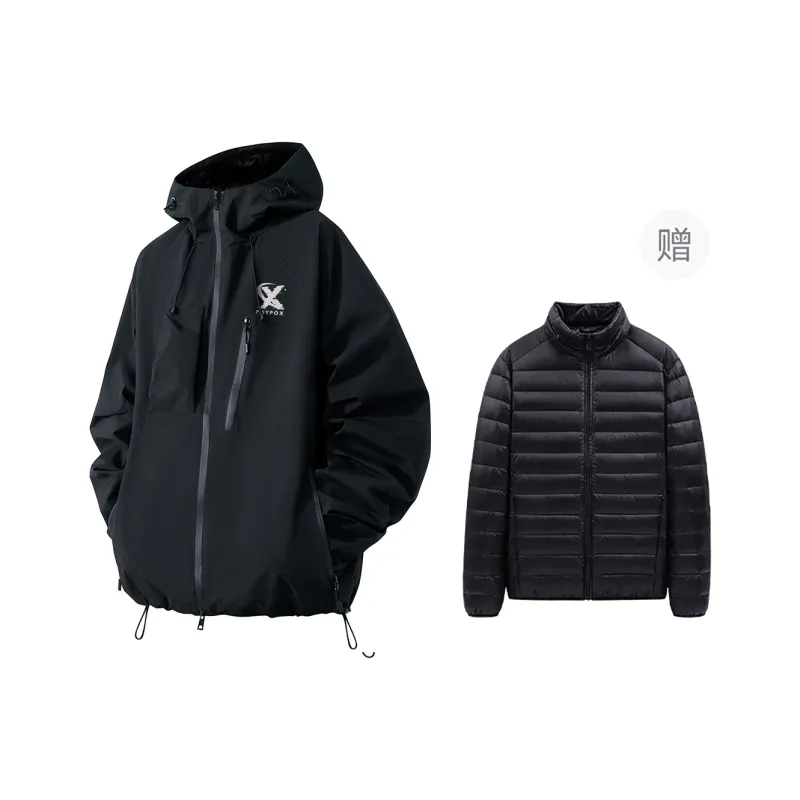 PISYPOX Water Resistant Windproof Wear Resistant Windbreaker Jacket Unisex-22