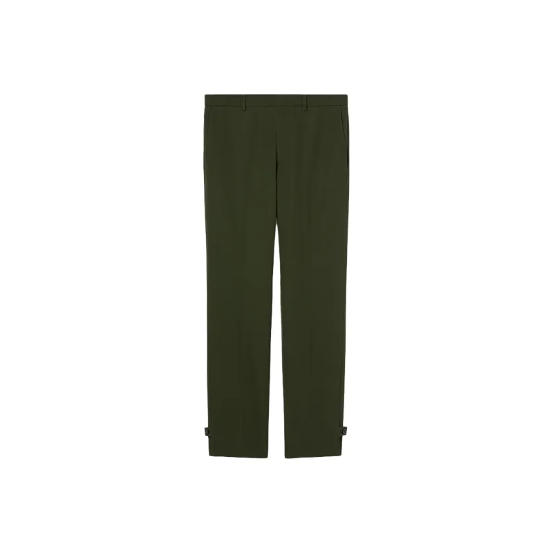 GUCCI SS25 Casual Pants Men's Forest Green-0