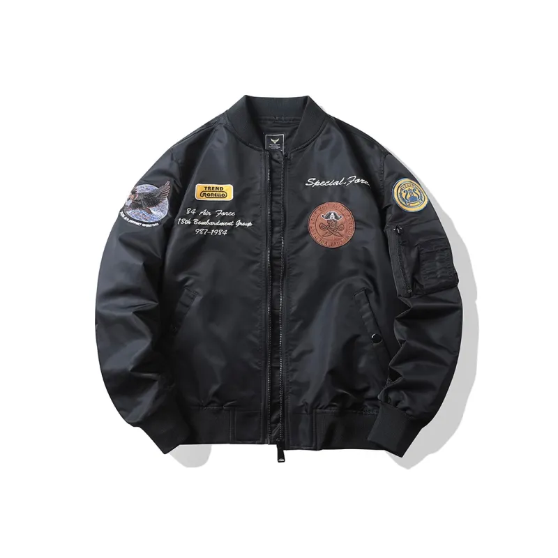 TREK&TRAVEL Baseball Jacket Men's-12