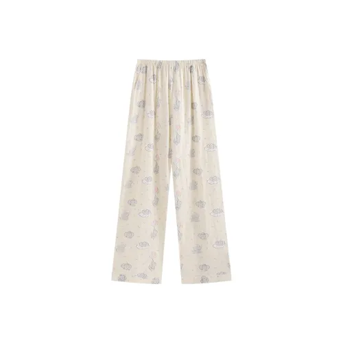 Wabi Town Pajama Pants Women's Image Color