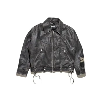 ENFANTS RICHES DEPRIMES Distressed Pianist Aviator Jacket