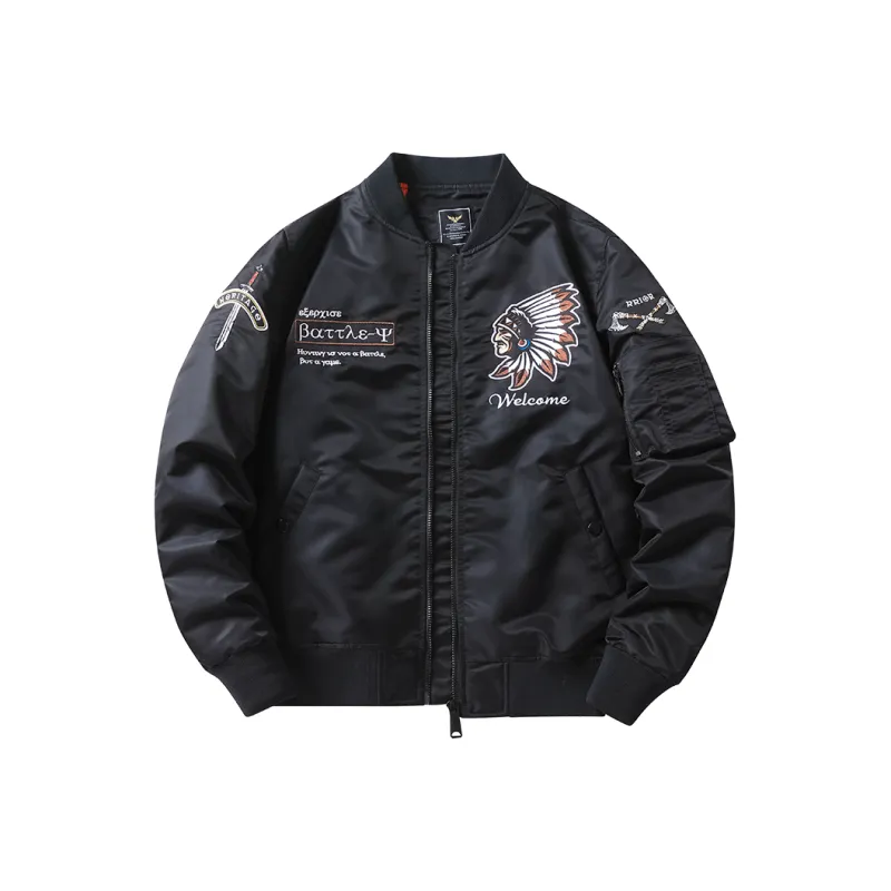TREK&TRAVEL Baseball Jacket Men's-3