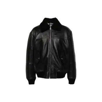 VERSACE JEANS COUTURE Leather Jacket