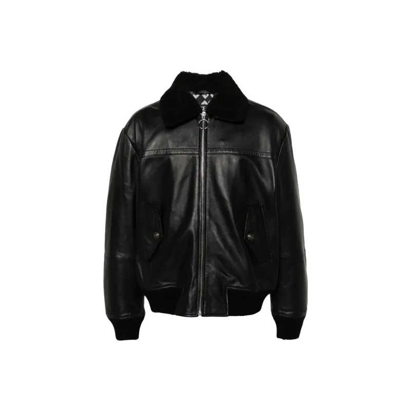 VERSACE JEANS COUTURE Leather Jacket-0