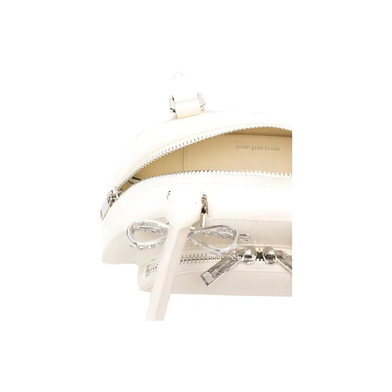 Self portrait Mini Curved Shoulder Bag-3