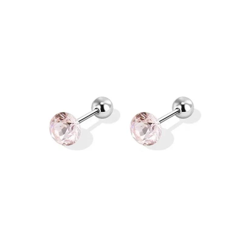 GUDUD Titanium Steel Stud Earrings Unisex-14