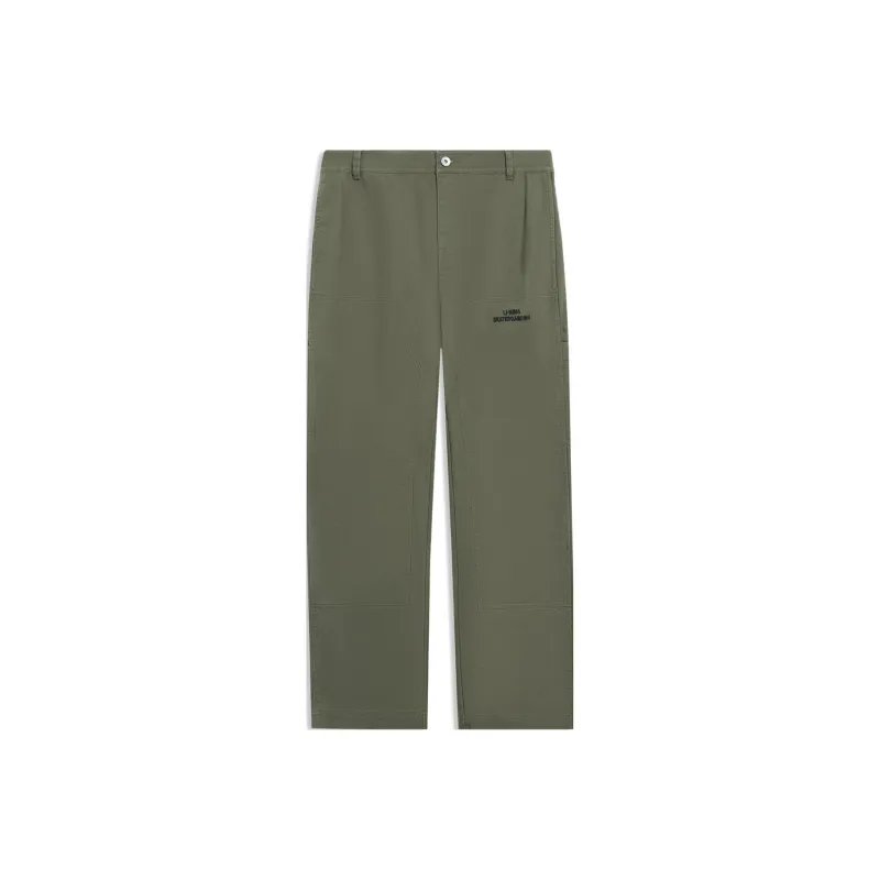 LiNing Skateboard Casual Pants Men Army Green-0