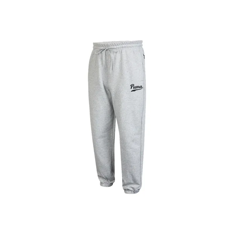 PUMA ESS Casual Pants Men Gray-0