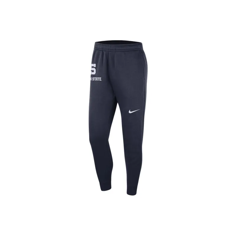 Nike Penn State Club Fleece Knitted Sports Pants Men's Marine Blue-0