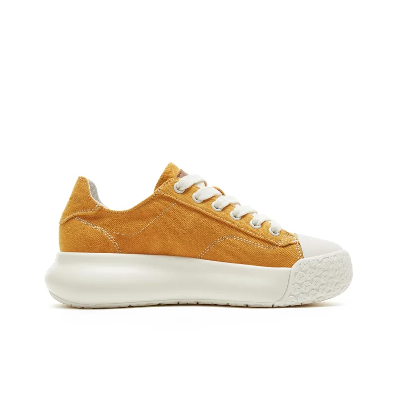 VOBA Anti Slip And Wear Resistant Height Increasing Low Top Canvas Shoes Women's-1