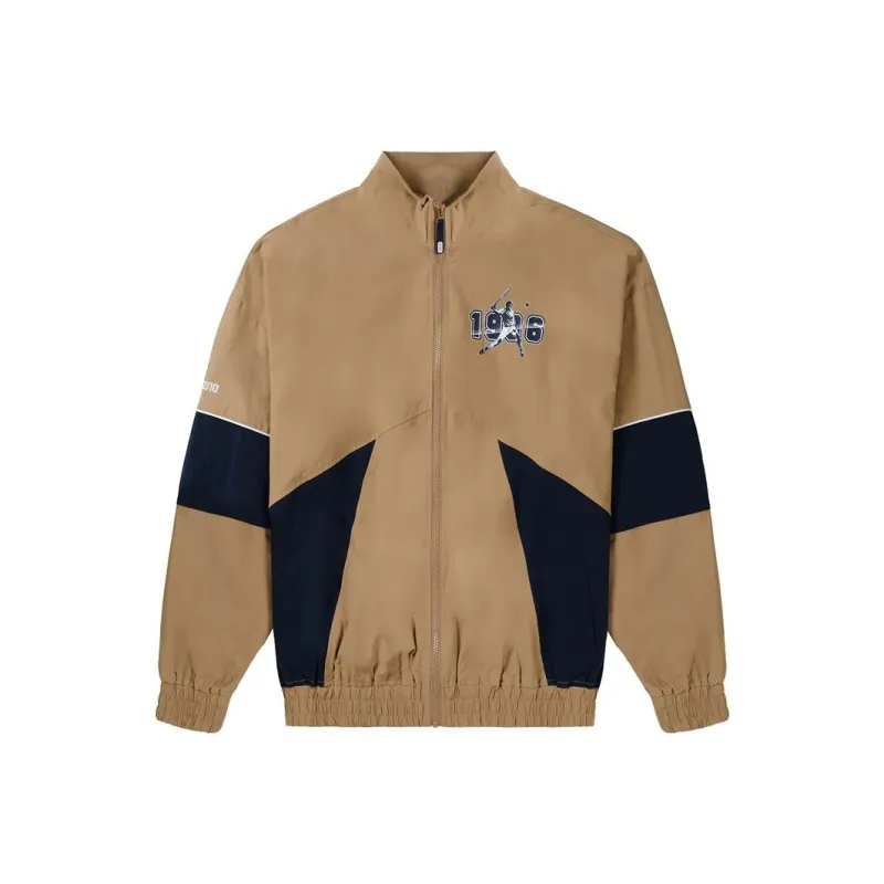 Mizuno HERITAGE Baseball Jacket Men's Honey Brown-0