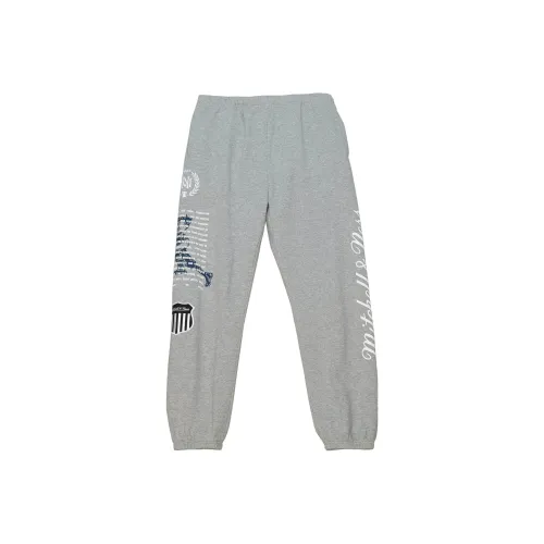 Mitchell Ness Casual Pants Men Gray