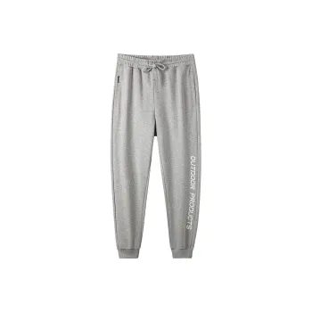 OUTDOOR PRODUCTS Knitted Sweatpants Men's Light Gray